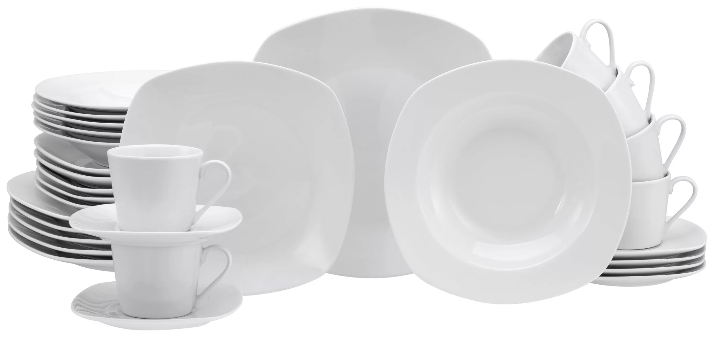 CreaTable Kombiservice »Geschirr-Set Amelie«, (Set, 30 tlg., Kaffeeservice günstig online kaufen