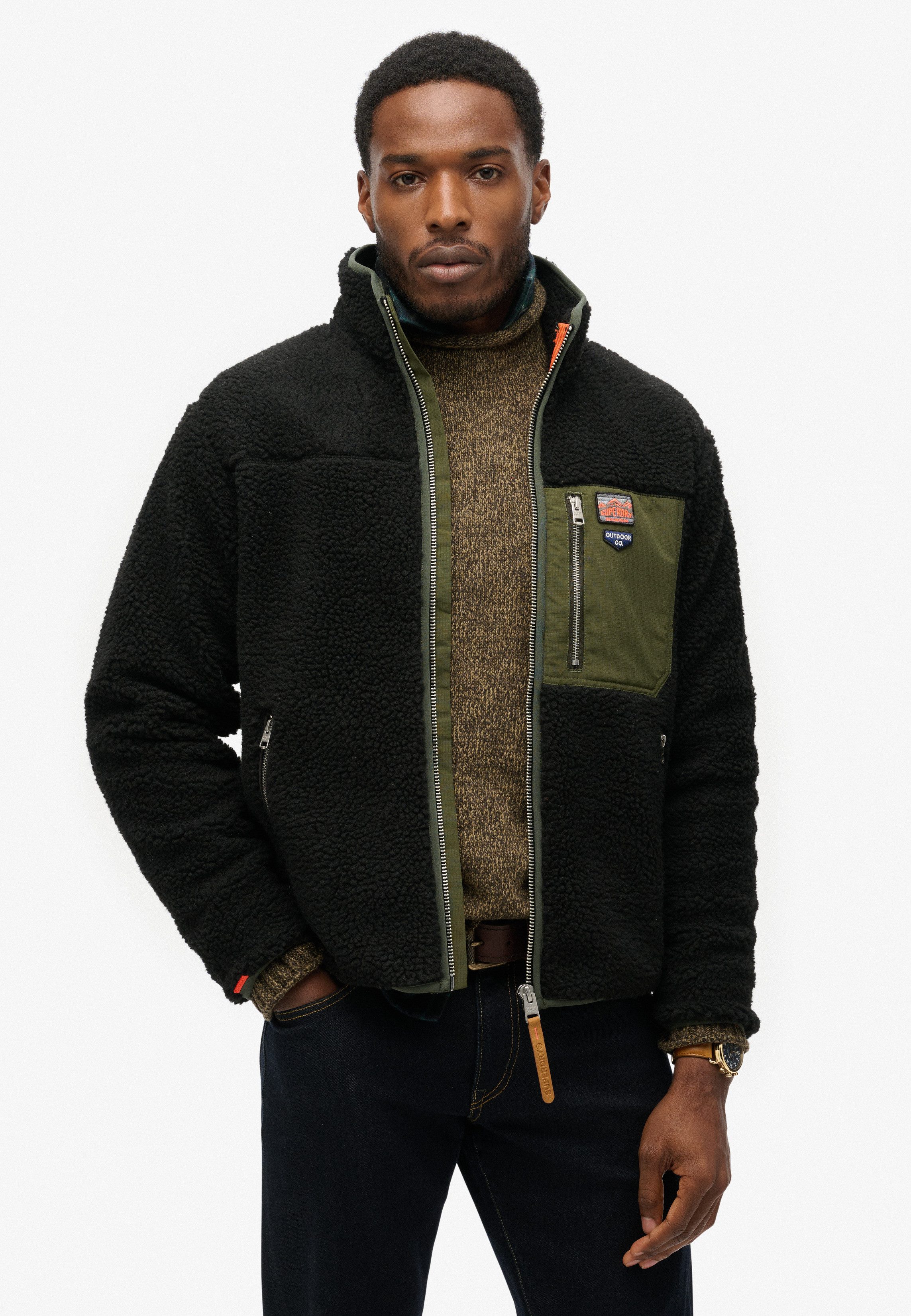 Superdry Fleecejacke VINTAGE RETRO FULL ZIP günstig online kaufen