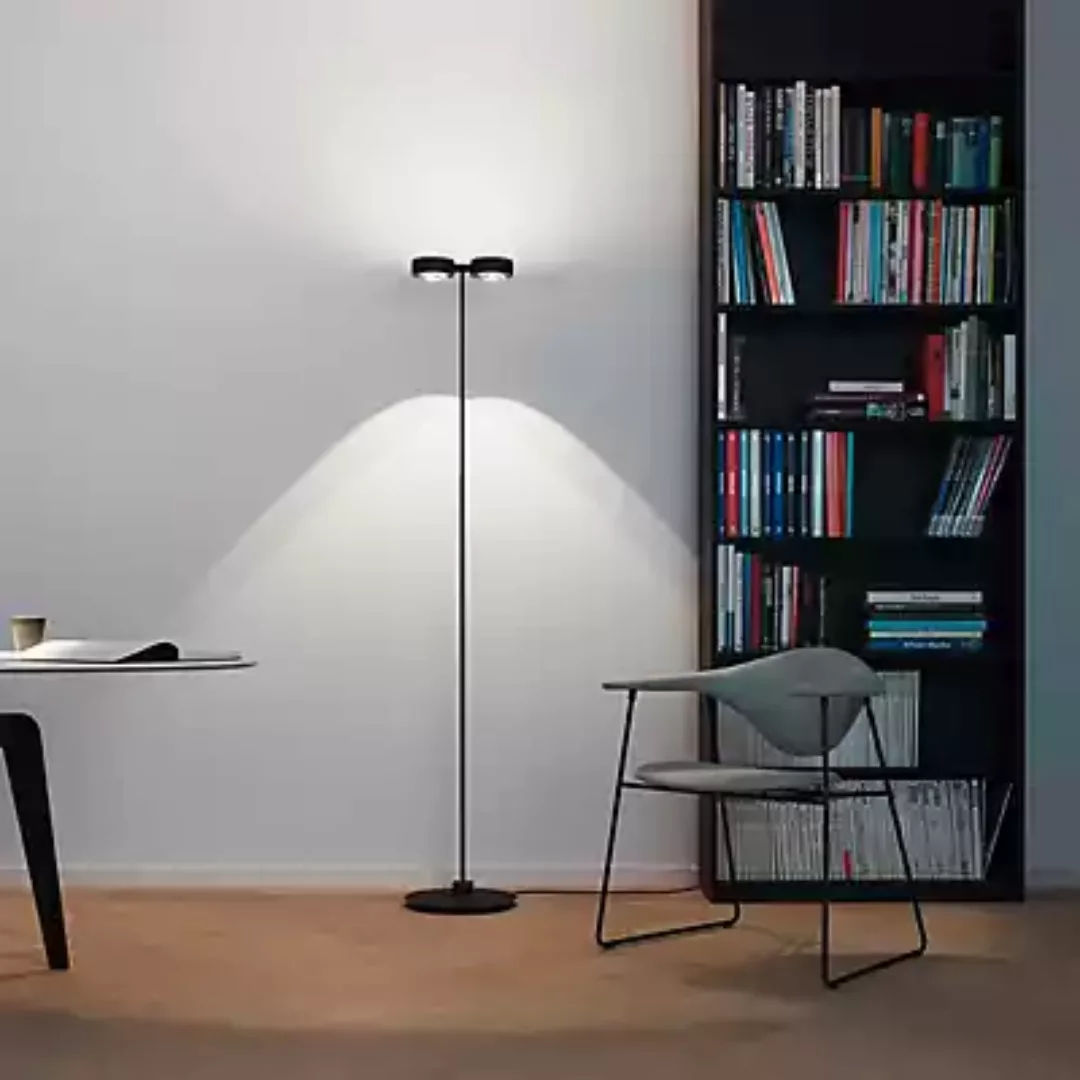 Occhio Sento Terra 180 E Stehleuchte LED, Kopf schwarz matt/Body schwarz ma günstig online kaufen