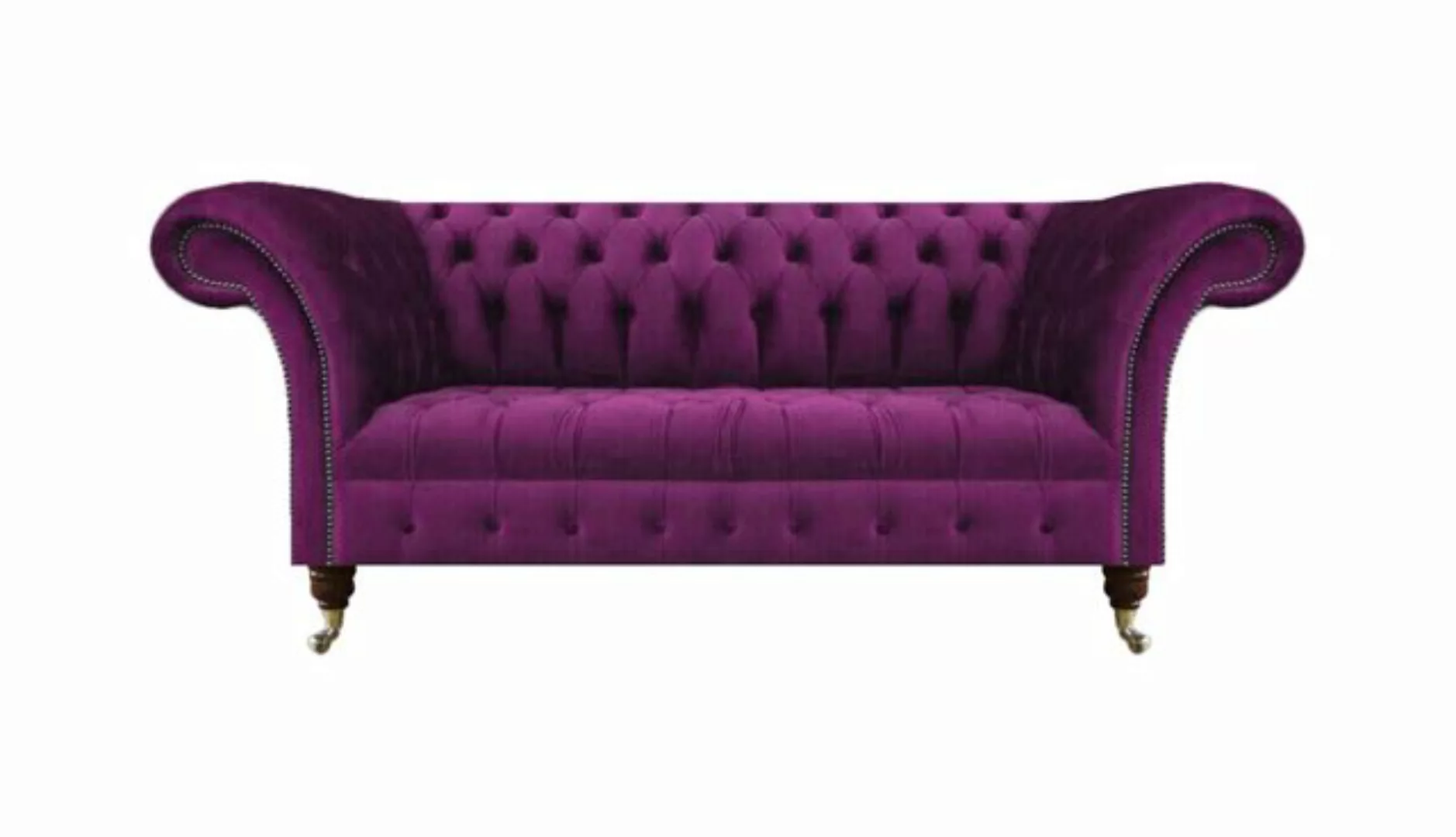 JVmoebel Chesterfield-Sofa Chesterfield Luxus Sitzmöbel Sofa Couch Dreisitz günstig online kaufen