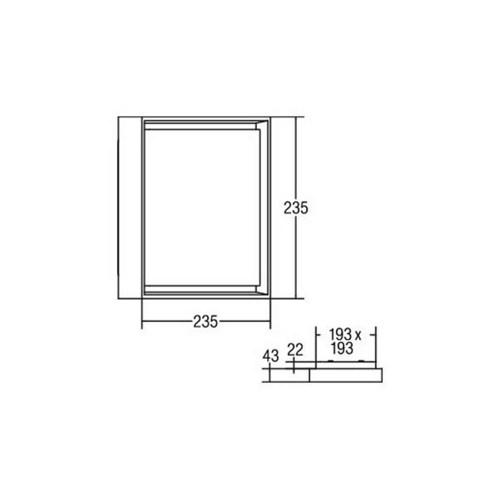 BRUMBERG 60108 LED-Deckenleuchte, quadratisch günstig online kaufen