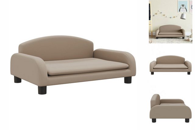 vidaXL Kindersofa Kindersofa Cappuccino 70x45x30 cm Kunstleder Kindercouch günstig online kaufen