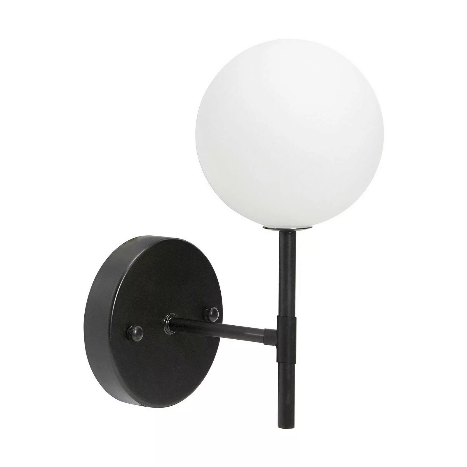 PR Home Sigma S LED-Wandleuchte 1-flg schwarz/opal günstig online kaufen