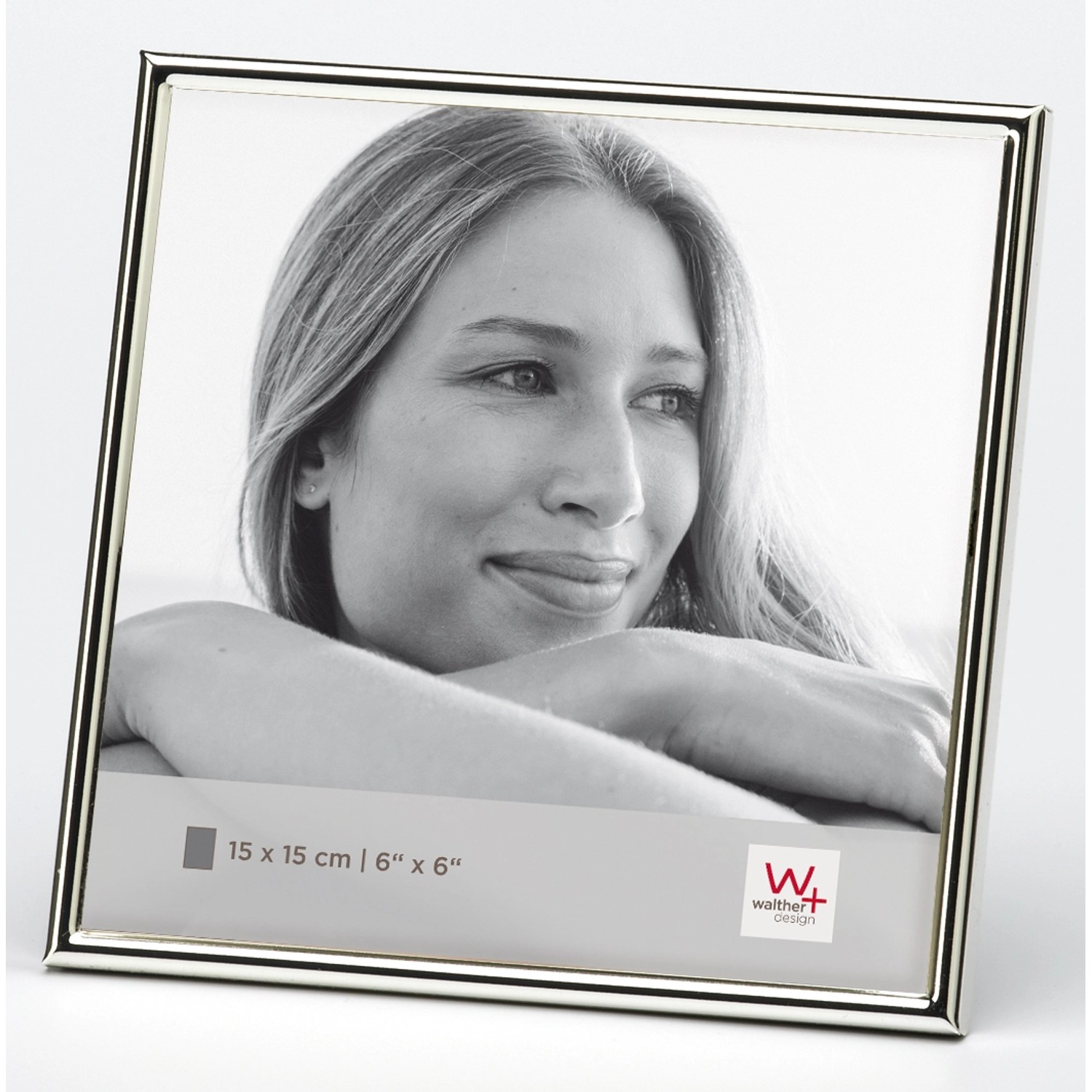 walther design Chloe Portrait Bilderrahmen  2X10x15 cm  Silber günstig online kaufen
