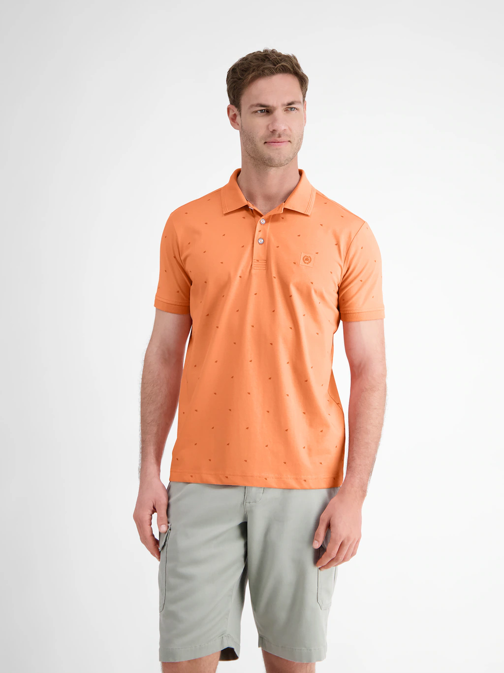 LERROS Poloshirt "LERROS Gemustertes COOL & DRY Poloshirt" günstig online kaufen