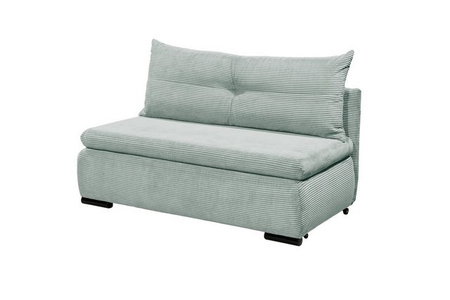 freiraum Schlafsofa CHARLIE 2FBK, Liegefläche 200x150cm, cord sage - 153x75 günstig online kaufen