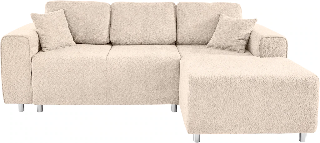 Home affaire Ecksofa »Györ«, L-Form, wahlweise mit Bettfunktion und Bettkas günstig online kaufen
