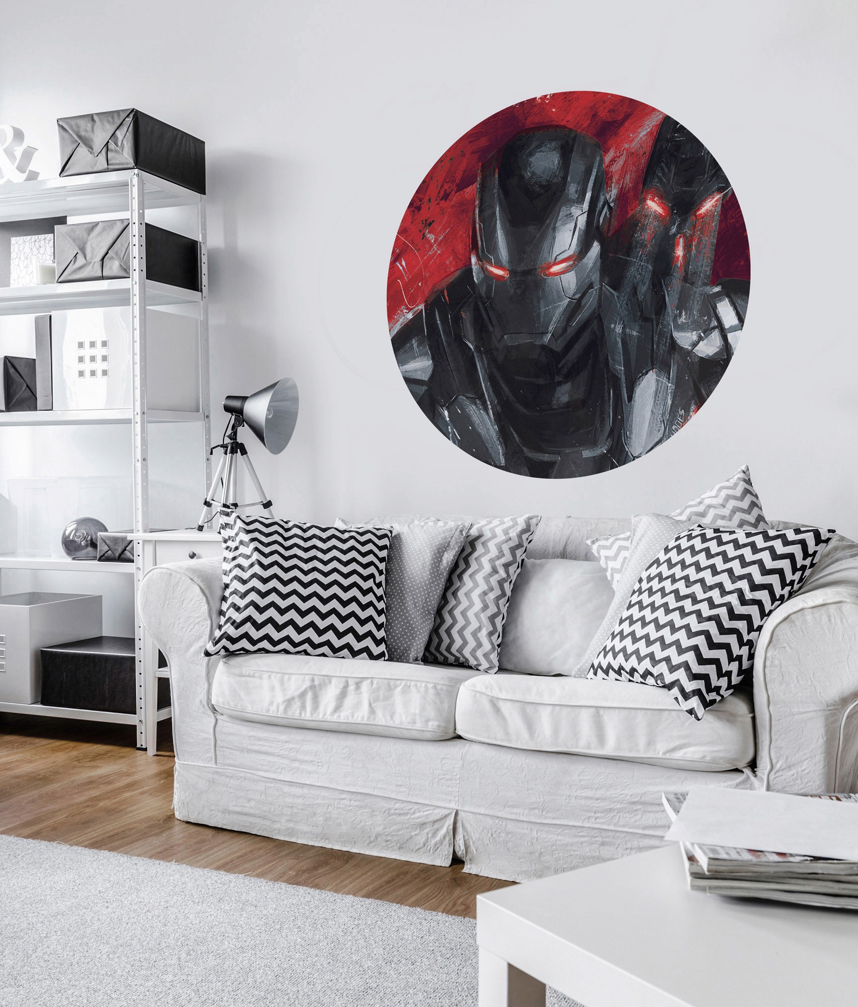 Komar Fototapete Avengers Painting War Machine D: ca. 125 cm günstig online kaufen