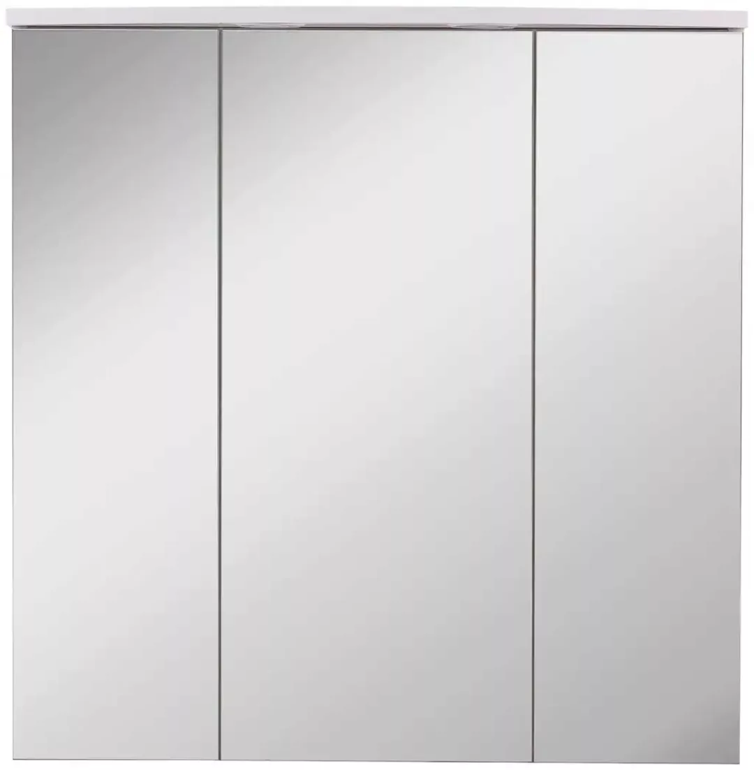 Schildmeyer Spiegelschrank "Verona", Breite 70 cm, 3-türig, 2 LED-Einbaustr günstig online kaufen