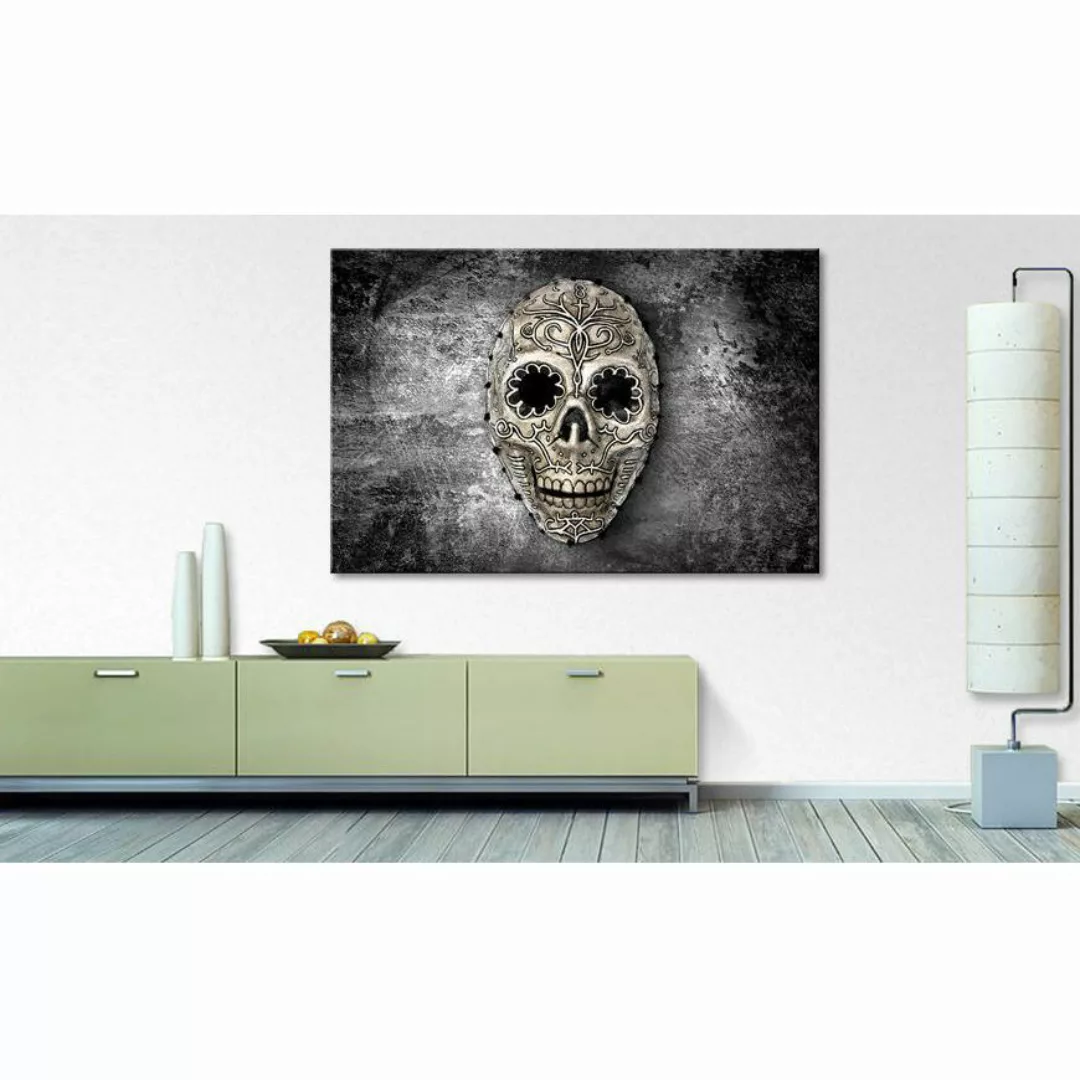 home24 Bild Monochrome Skull günstig online kaufen