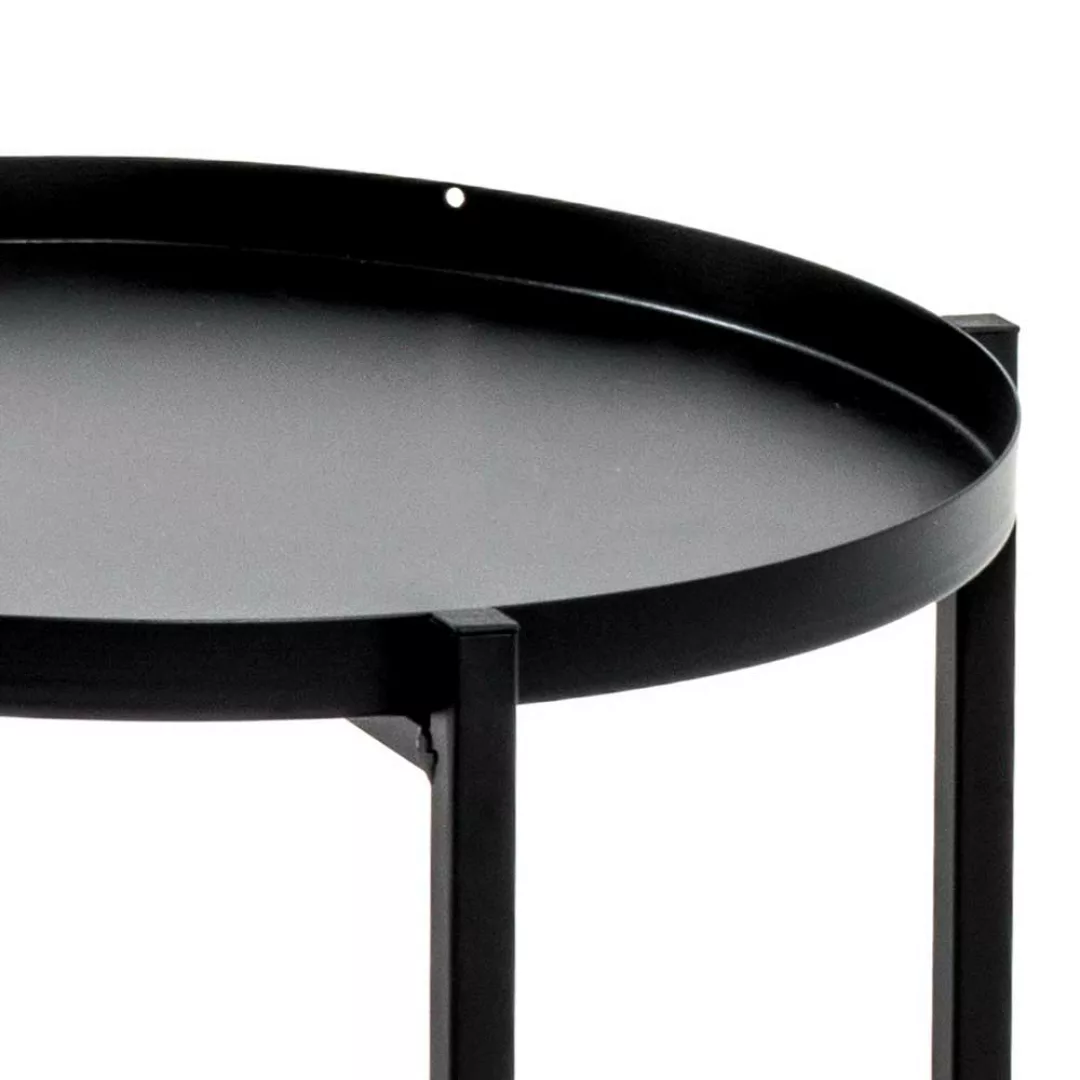 Tablett Tische in Schwarz abnehmbarer Tischplatte (dreiteilig) günstig online kaufen