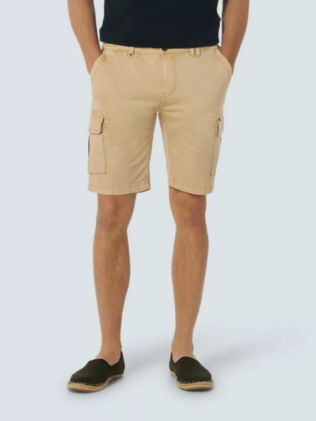 NO EXCESS Stoffhose Short Cargo Garment Dyed + Stone Wa günstig online kaufen