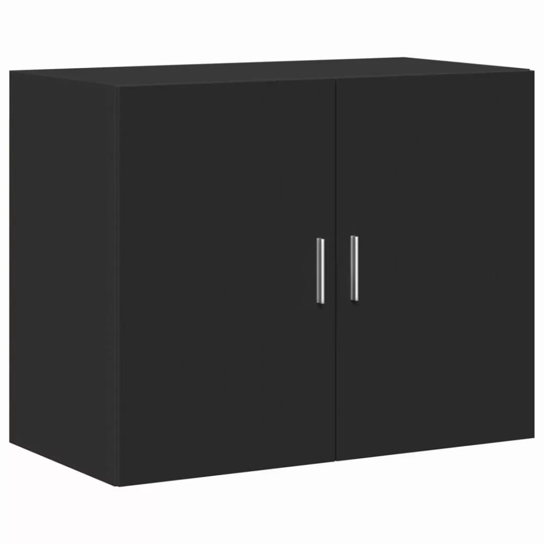 vidaXL Hängeschrank Wandschrank Schwarz 80x42,5x64 cm günstig online kaufen