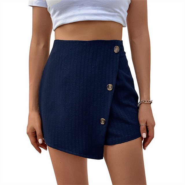 AFAZ New Trading UG 2-in-1-Shorts Modischer, einfarbiger Kurzrock mit unreg günstig online kaufen