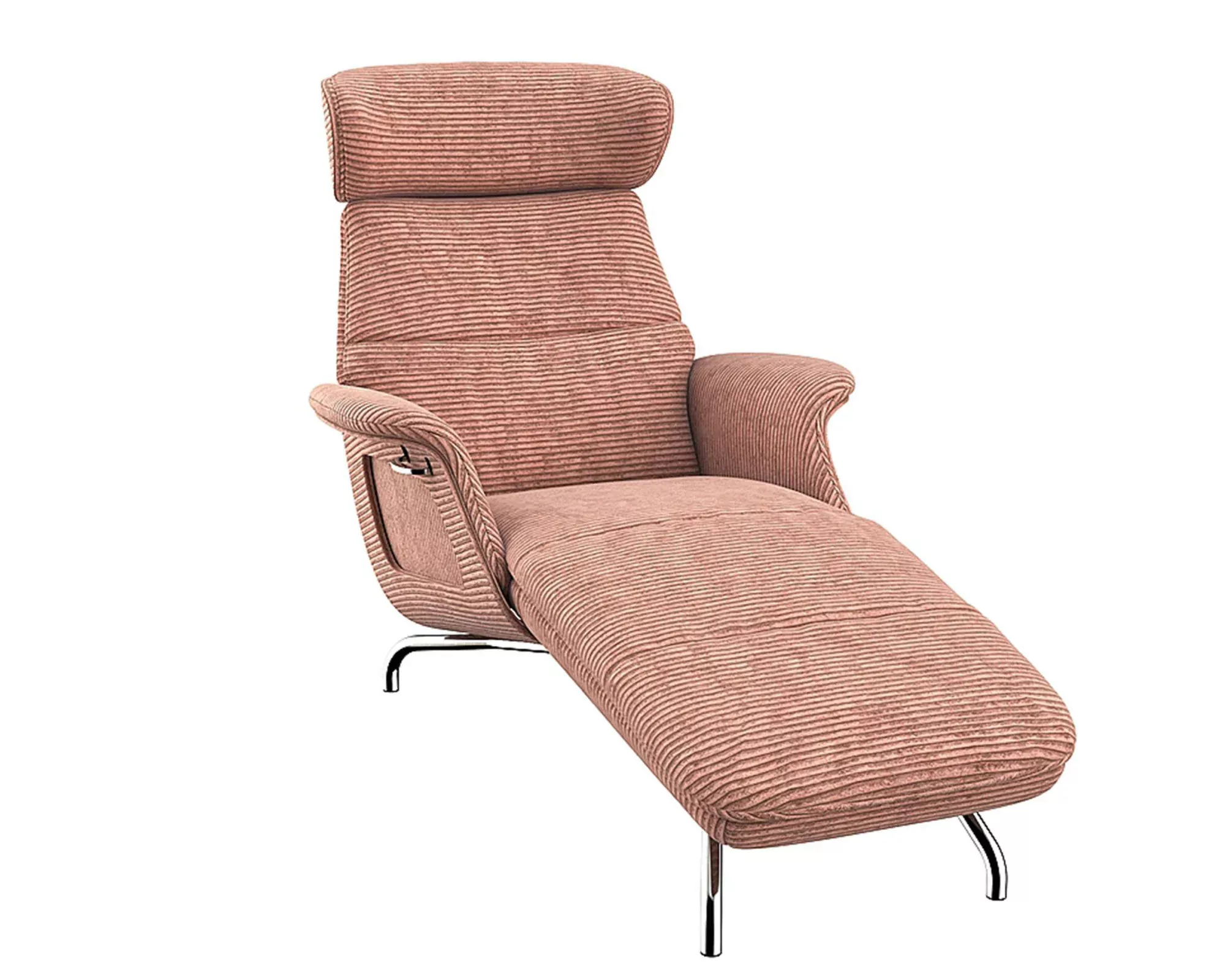 FLEXLUX Loungesessel "Clement Chaislongue, Relaxstuhl, Liegesessel,", Rücke günstig online kaufen