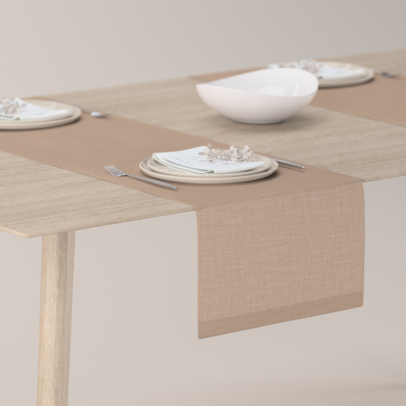 Tischläufer, sand, 40 x 130 cm, Sensual Premium (144-44) günstig online kaufen