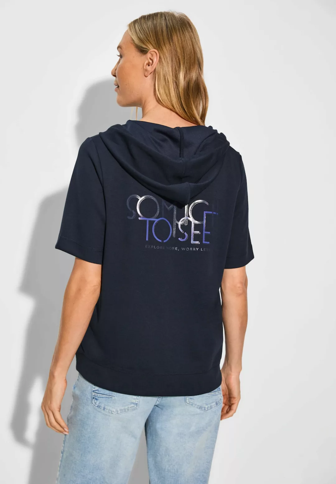 Cecil Hoodie, mit Kapuze mit Tunnelzugband günstig online kaufen