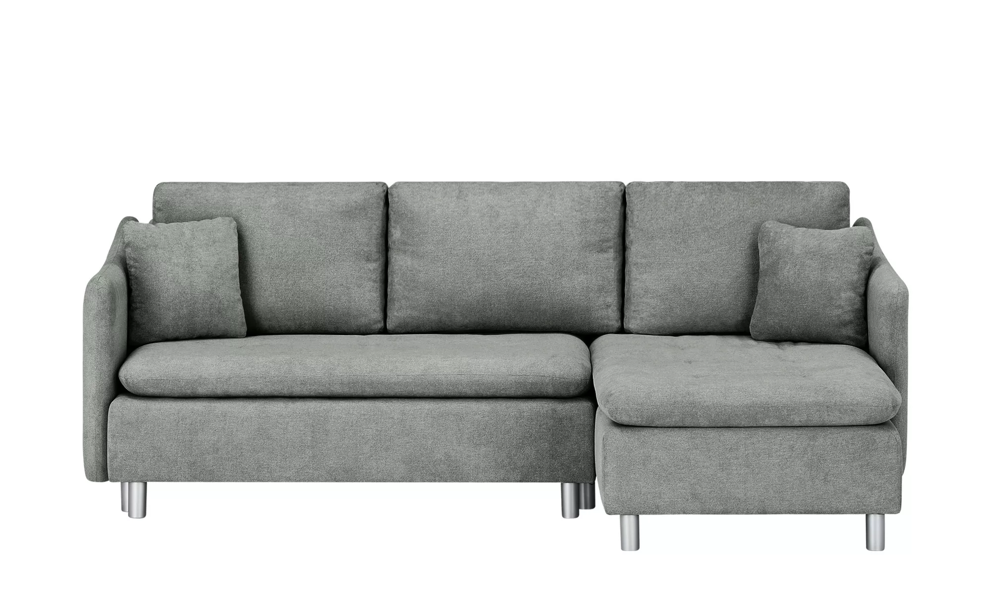 smart Ecksofa ausziehbar Bonamie ¦ grau ¦ Maße (cm): B: 225 H: 87 T: 145 Po günstig online kaufen