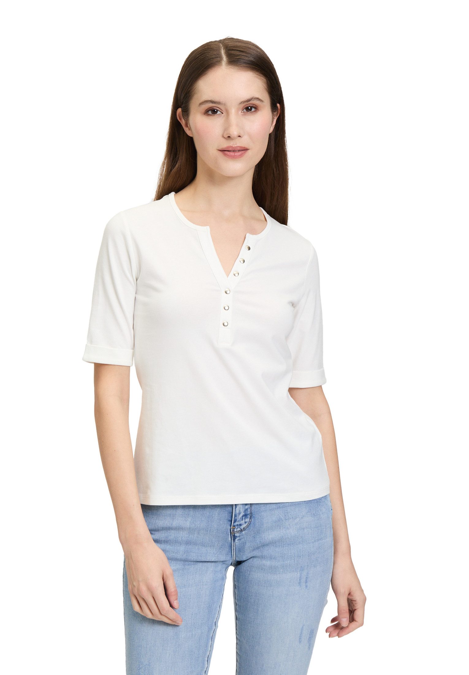 Betty Barclay 3/4-Arm-Shirt "Betty Barclay Damen Basic Shirt mit Rundhalsau günstig online kaufen