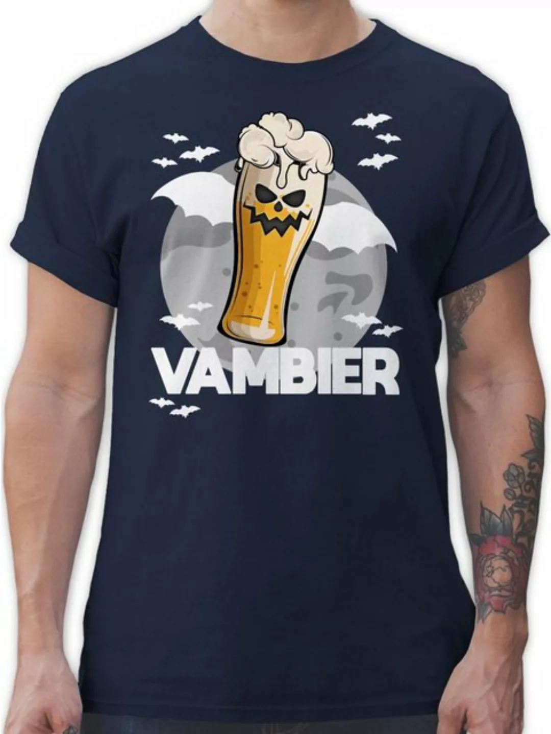 Shirtracer T-Shirt Vambier Bier Geschenk Zombie Halloween Kostüme Herren günstig online kaufen