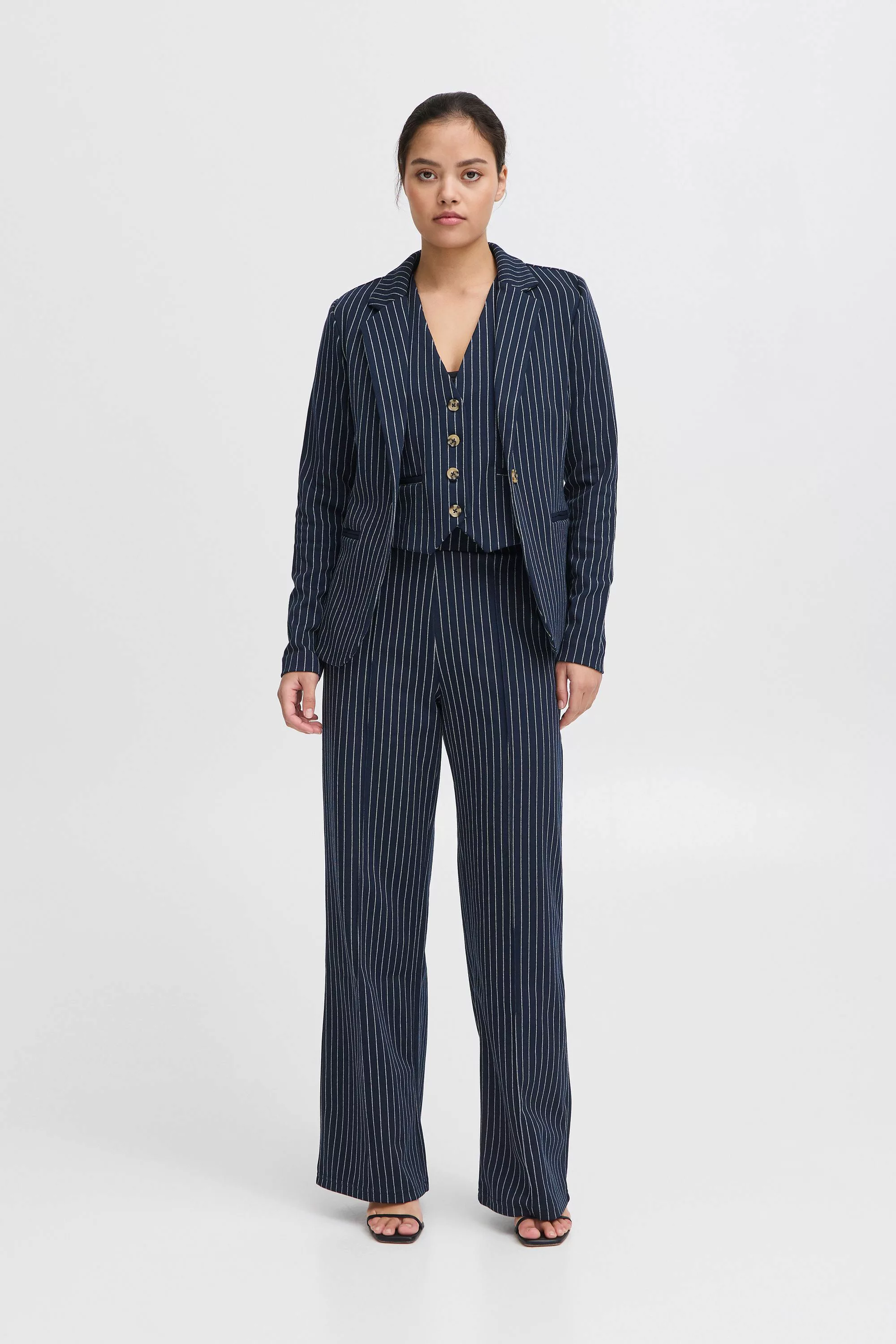 Ichi Kurzblazer "Kurzblazer IXKATE PINSTRIPED BL" günstig online kaufen