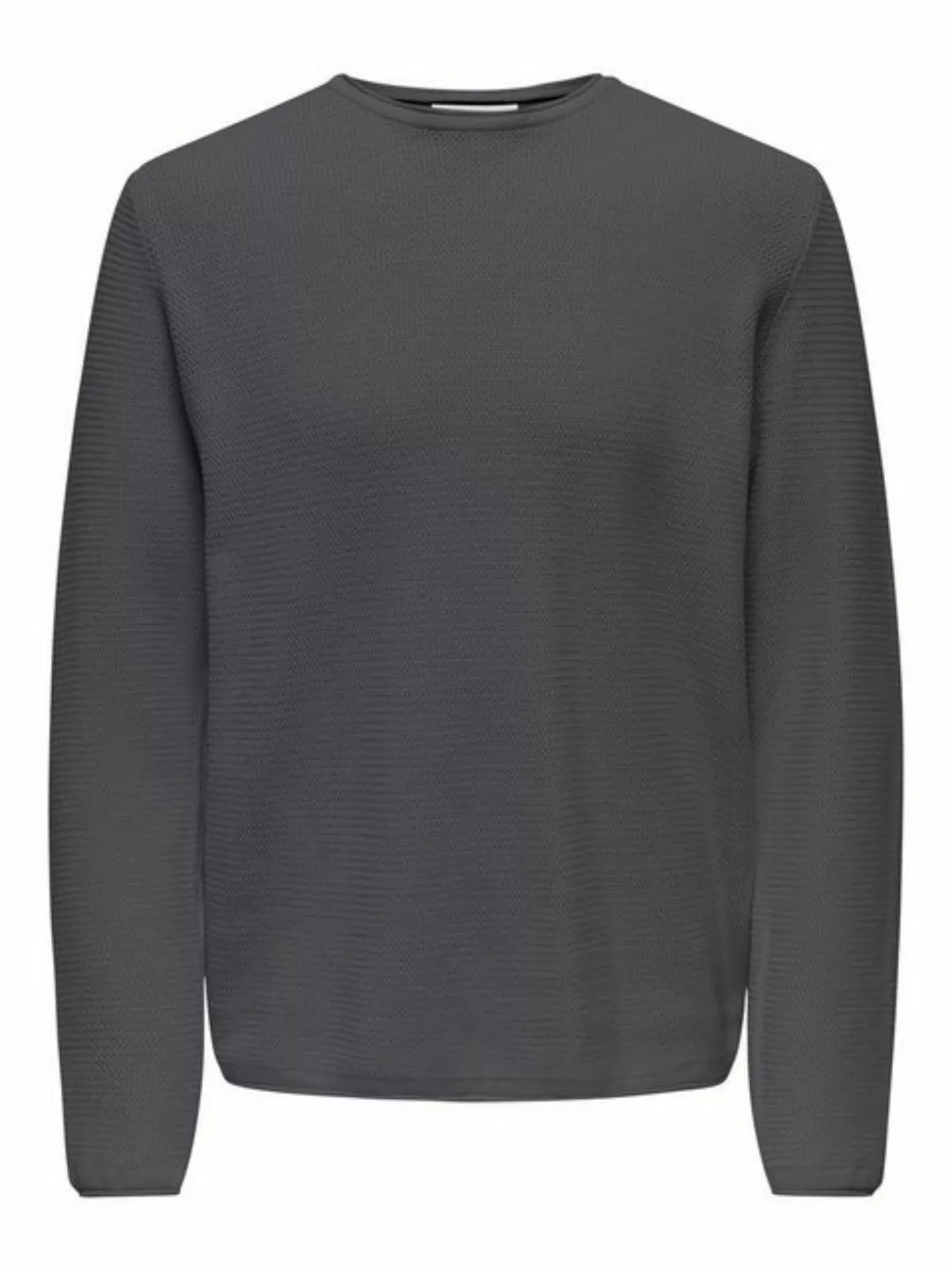 ONLY & SONS Strickpullover Pullover Langarm Rundhals Baumwolle Bequem ONSER günstig online kaufen