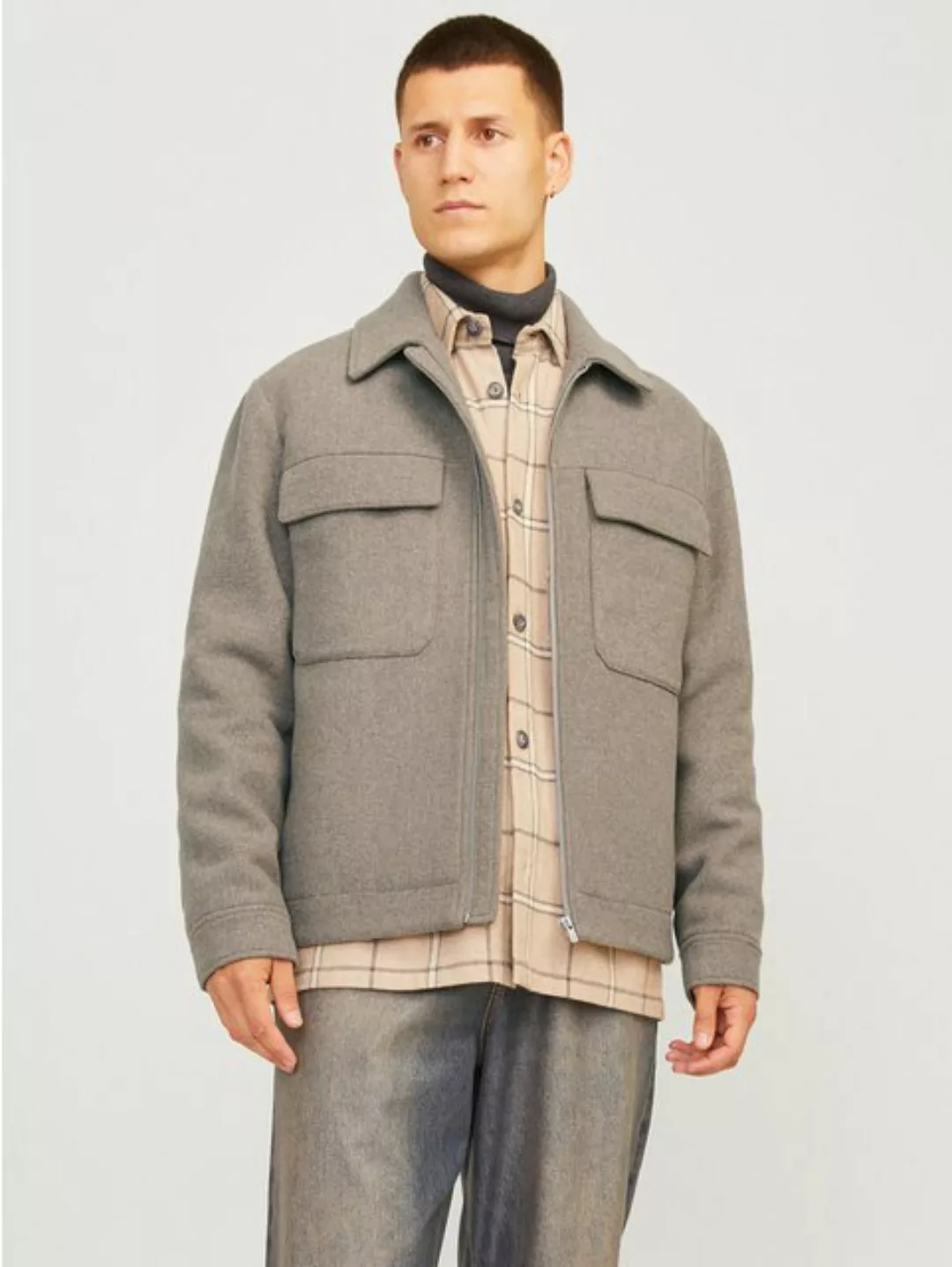 Jack & Jones Wolljacke JPRBLURUSSEL WOOL BLEND JACKET SN günstig online kaufen