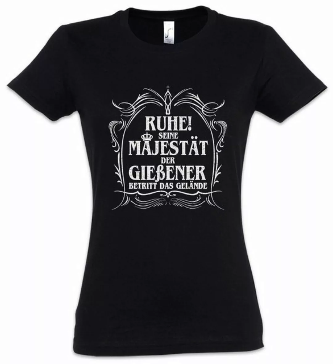 Urban Backwoods Print-Shirt Seine Majestät Der Gießener Damen T-Shirt Hesse günstig online kaufen