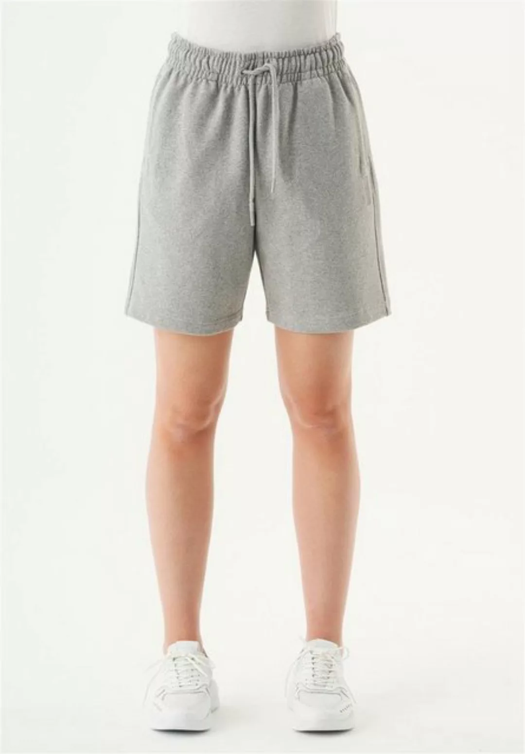 ORGANICATION Shorts Sheyma-Women's Shorts in Grey Melange günstig online kaufen