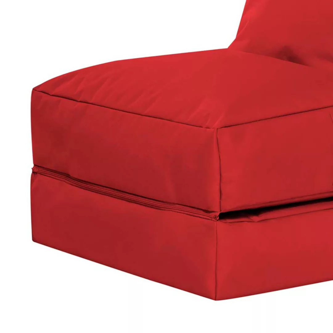 Sitzsack Liege in Rot Outdoor günstig online kaufen