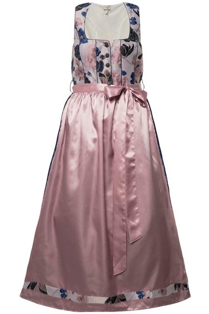 Ulla Popken Dirndl Dirndl Blüten Schmuckknöpfe Carree-Ausschnitt günstig online kaufen