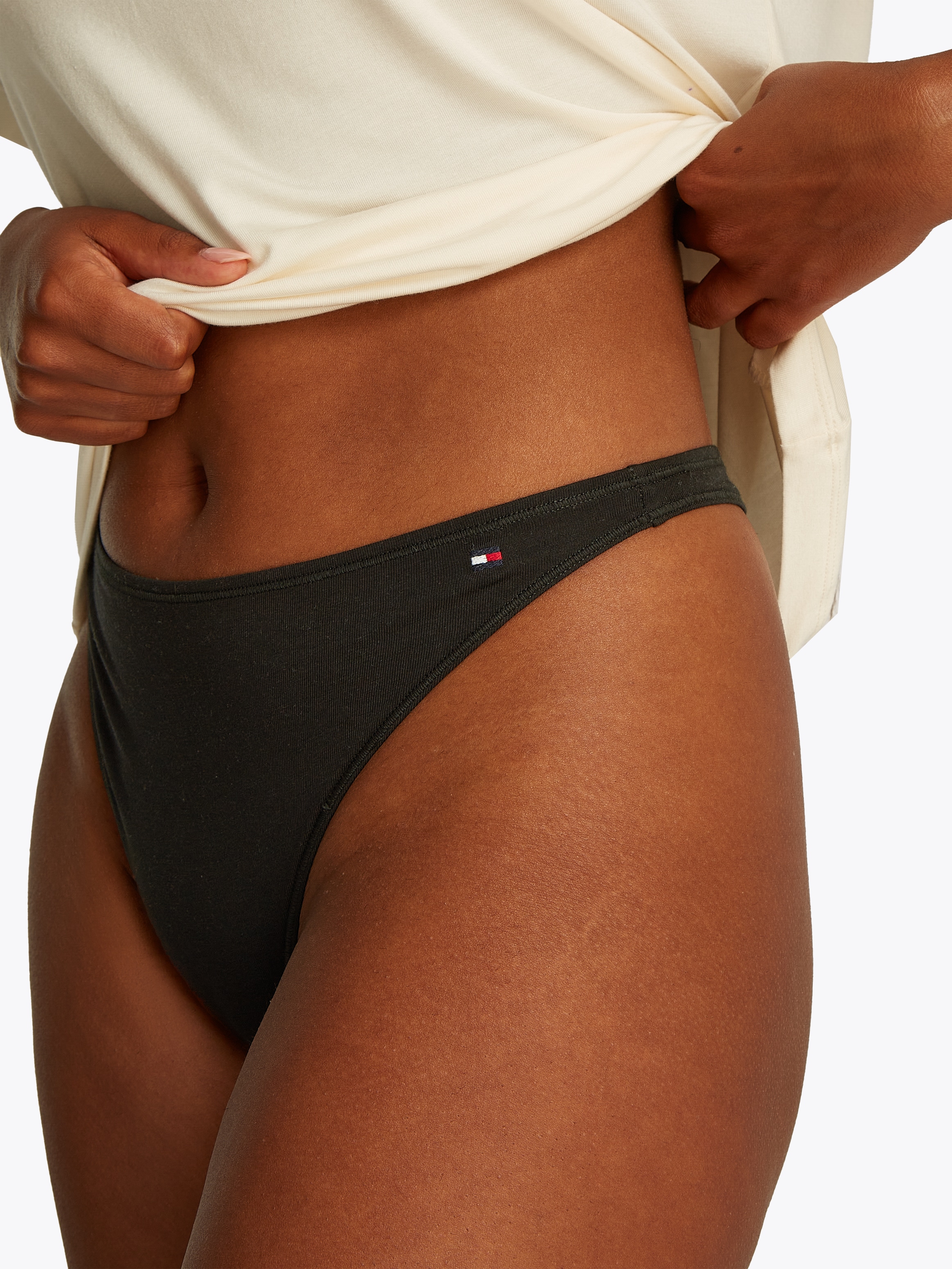 Tommy Hilfiger Underwear Tanga "3 PACK DIPPED THONG", (Packung, 3 St., 3er) günstig online kaufen