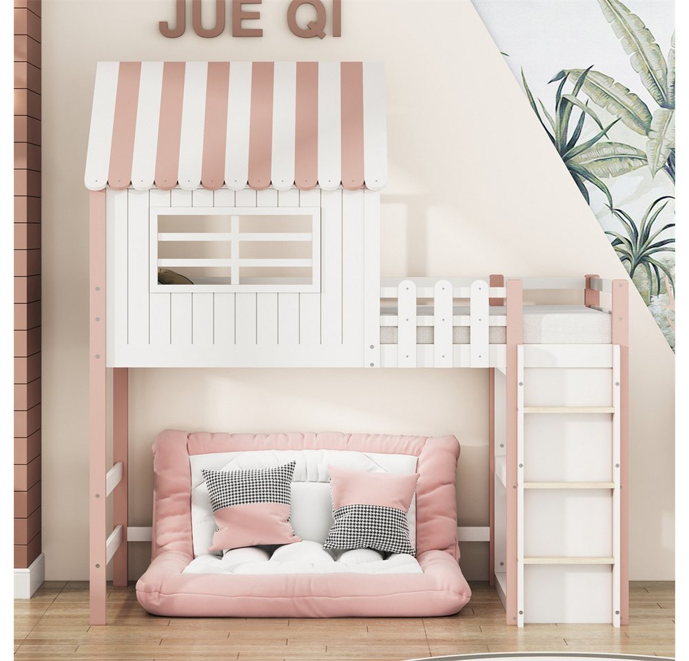 XDeer Jugendbett Kinderbett 90x200cm hoch und niedrig Bett für Jungenund Mä günstig online kaufen