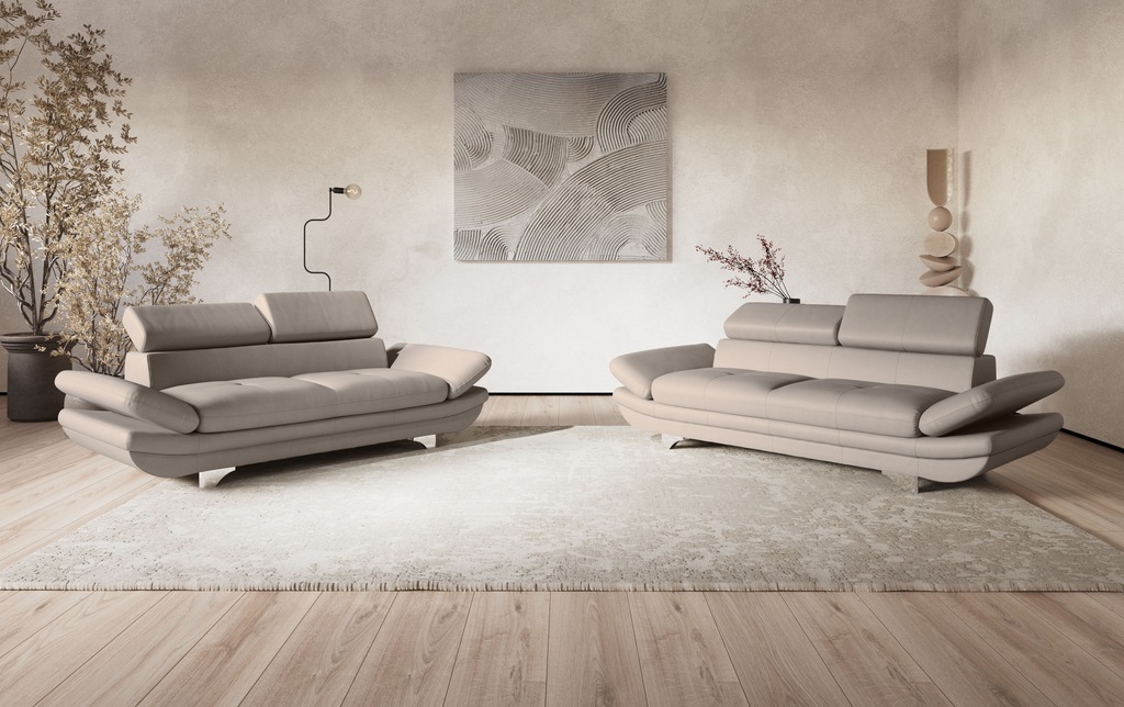 COTTA 3-Sitzer "Enterprise", Big-Sofa, mit Armteilverstellung & Kopfteilver günstig online kaufen