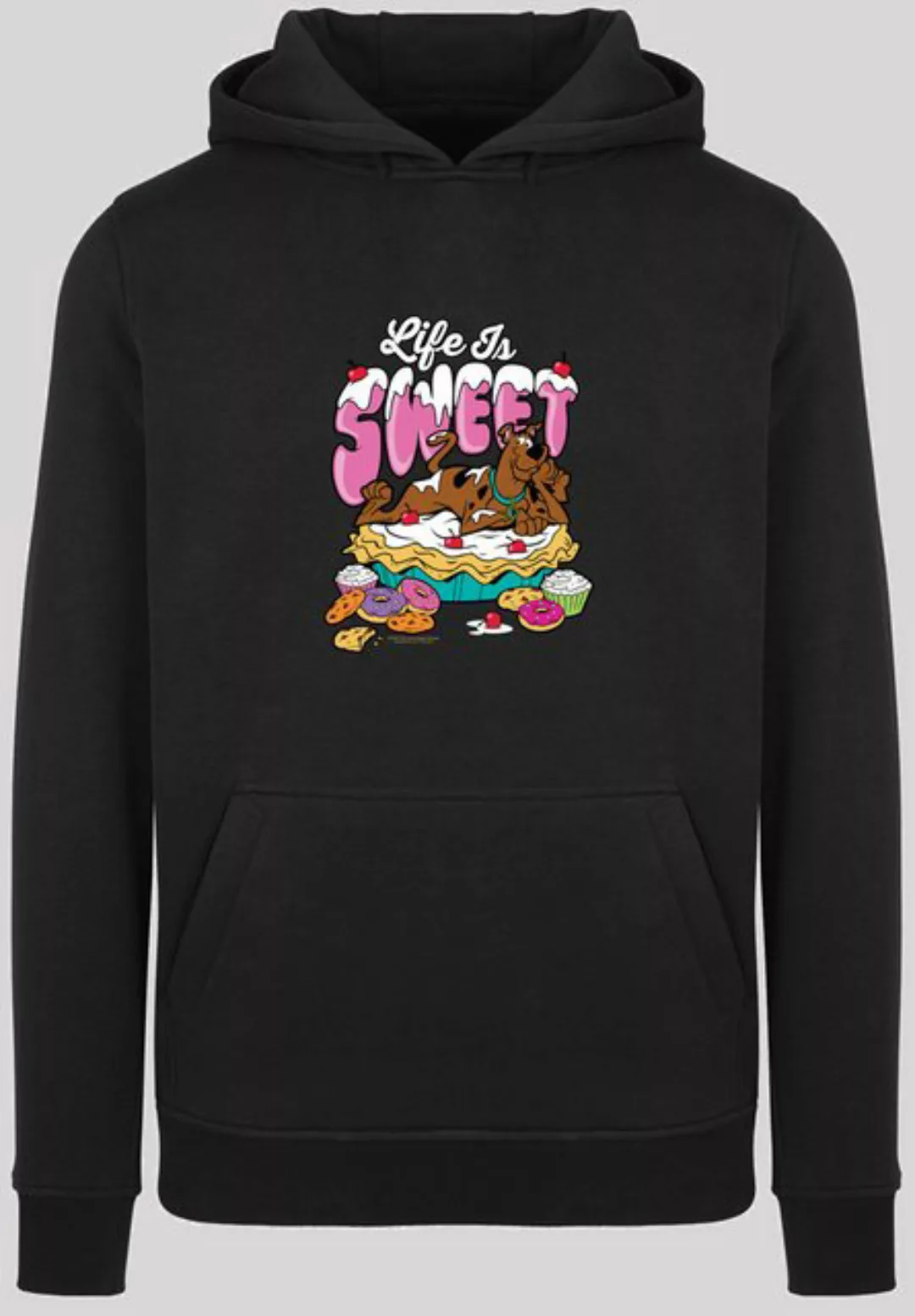 F4NT4STIC Sweatshirt F4NT4STIC Herren Scooby Doo Life Is Sweet -BLK with He günstig online kaufen