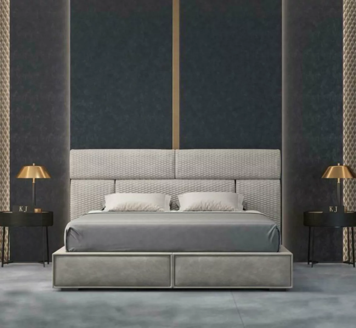 JVmoebel Bett, Betten Design Bett Doppel Ehe Modernes Hotel Gestell Schlaf günstig online kaufen