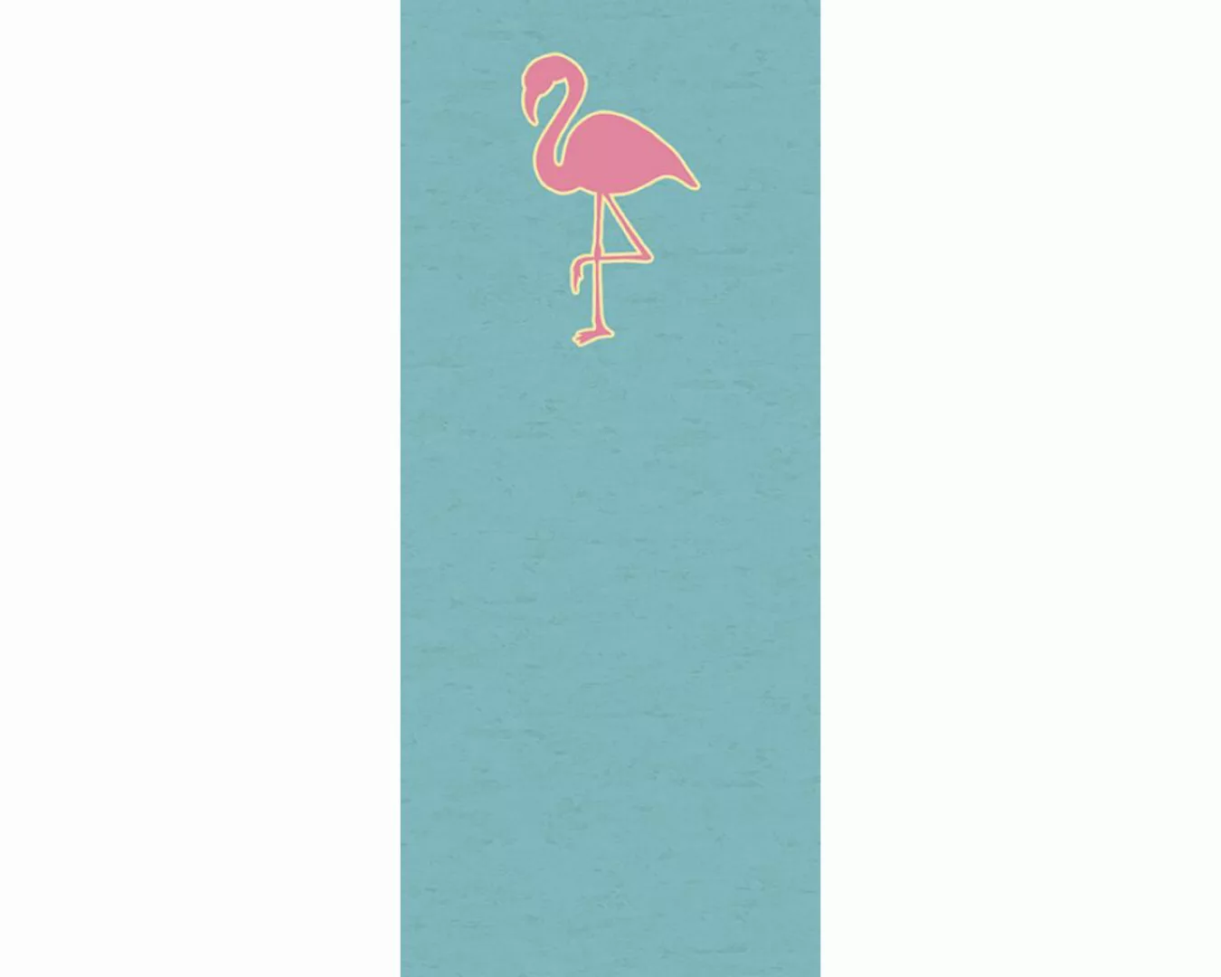 Trtapete "Rosa Flamingo" 0,91x2,11 m / selbstklebende Folie günstig online kaufen