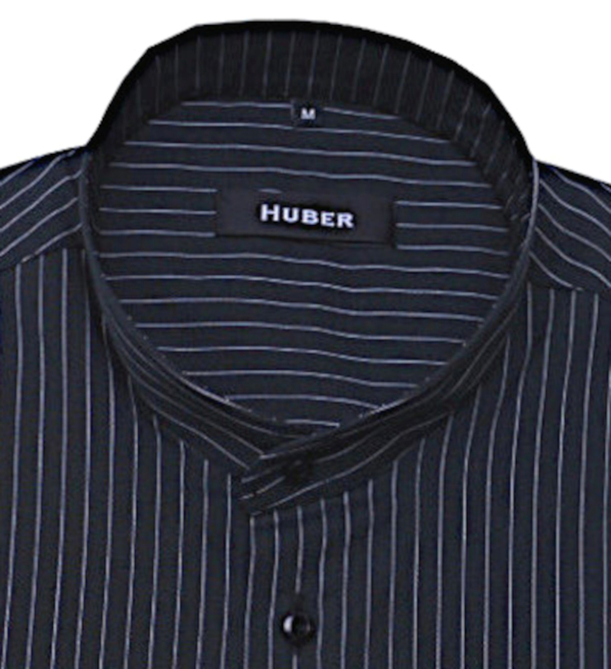 Huber Hemden Langarmhemd HU-0038 Stehkragen, Streifendesign, günstig online kaufen
