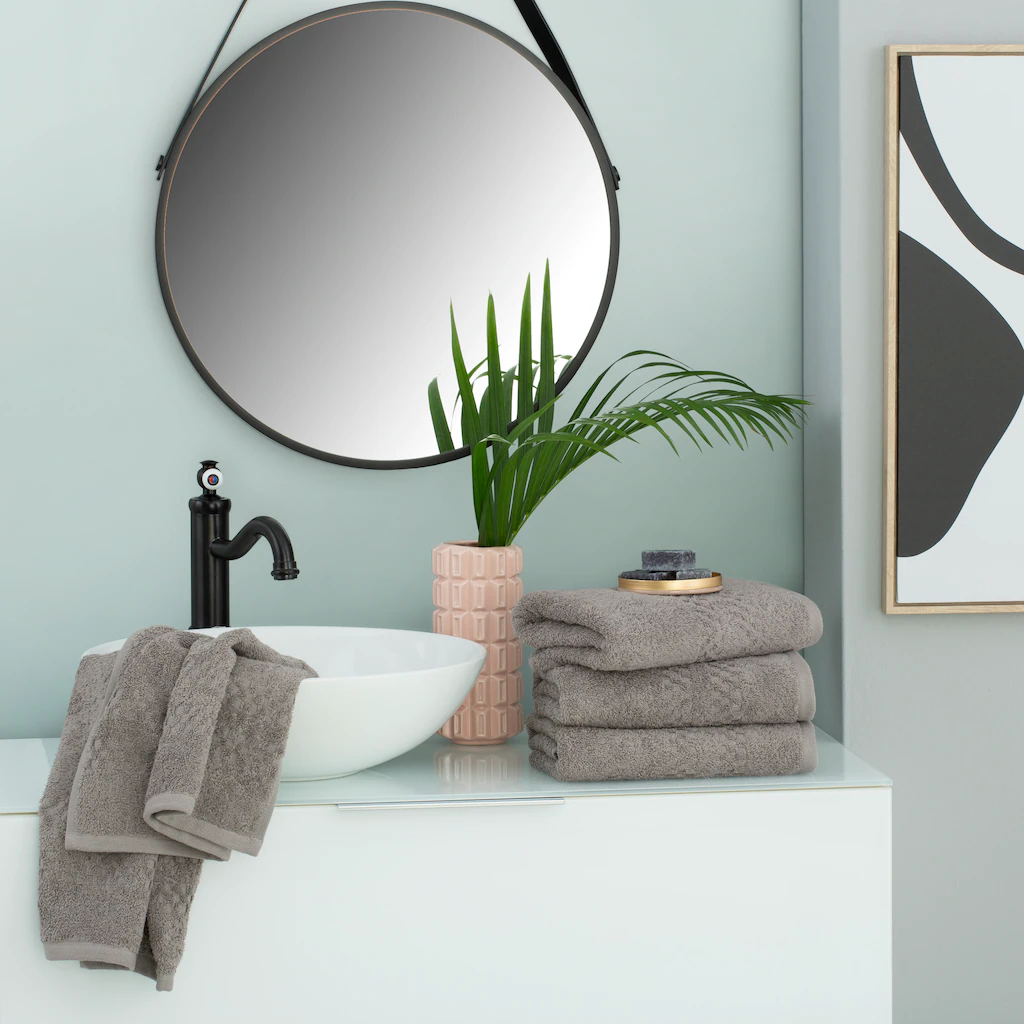 Home affaire Handtuch Set »Regona, Handtücher (50x100cm), flauschig und wei günstig online kaufen