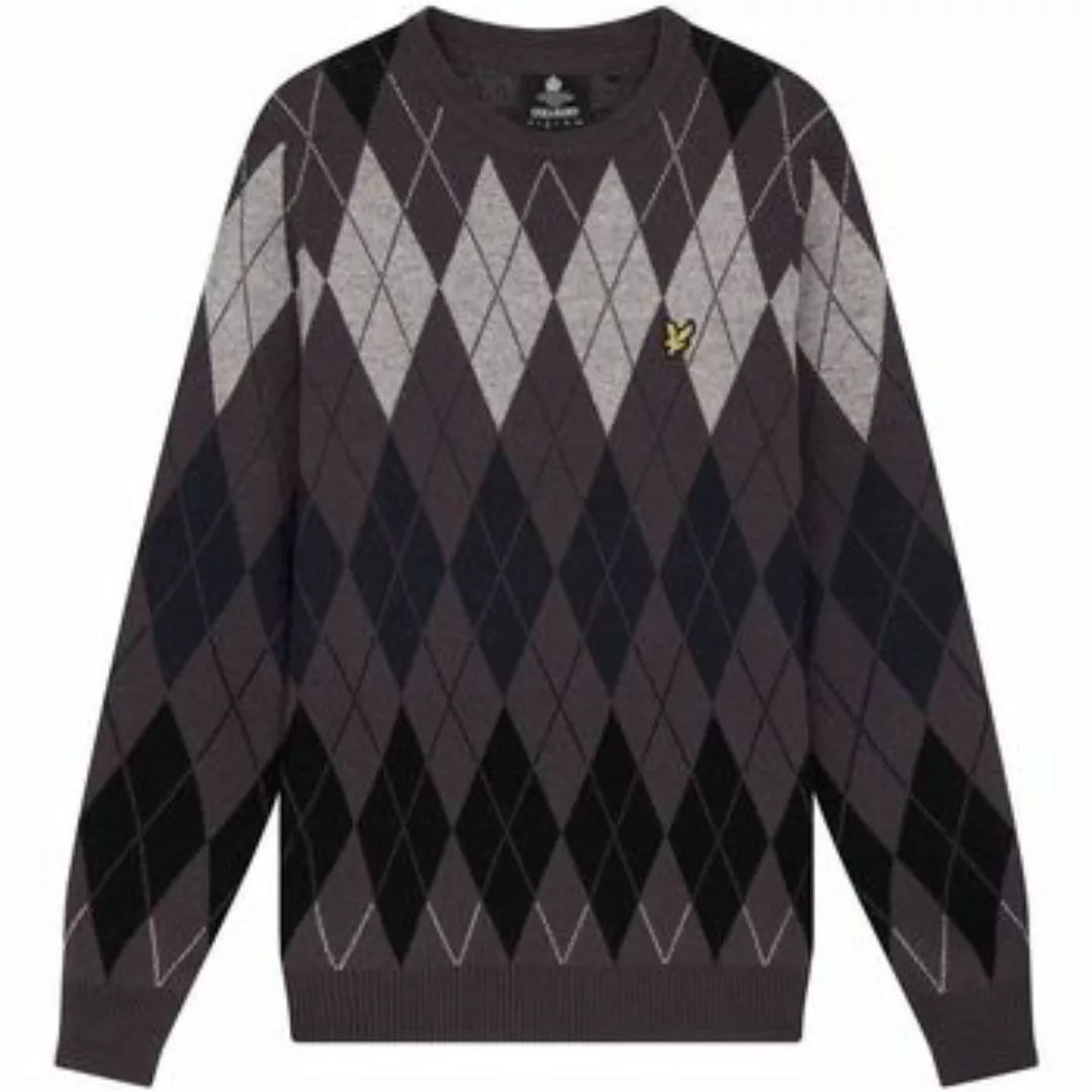 Lyle & Scott  Pullover KN1721V BRITISH ARGYLE-W63 GUNMETAL günstig online kaufen