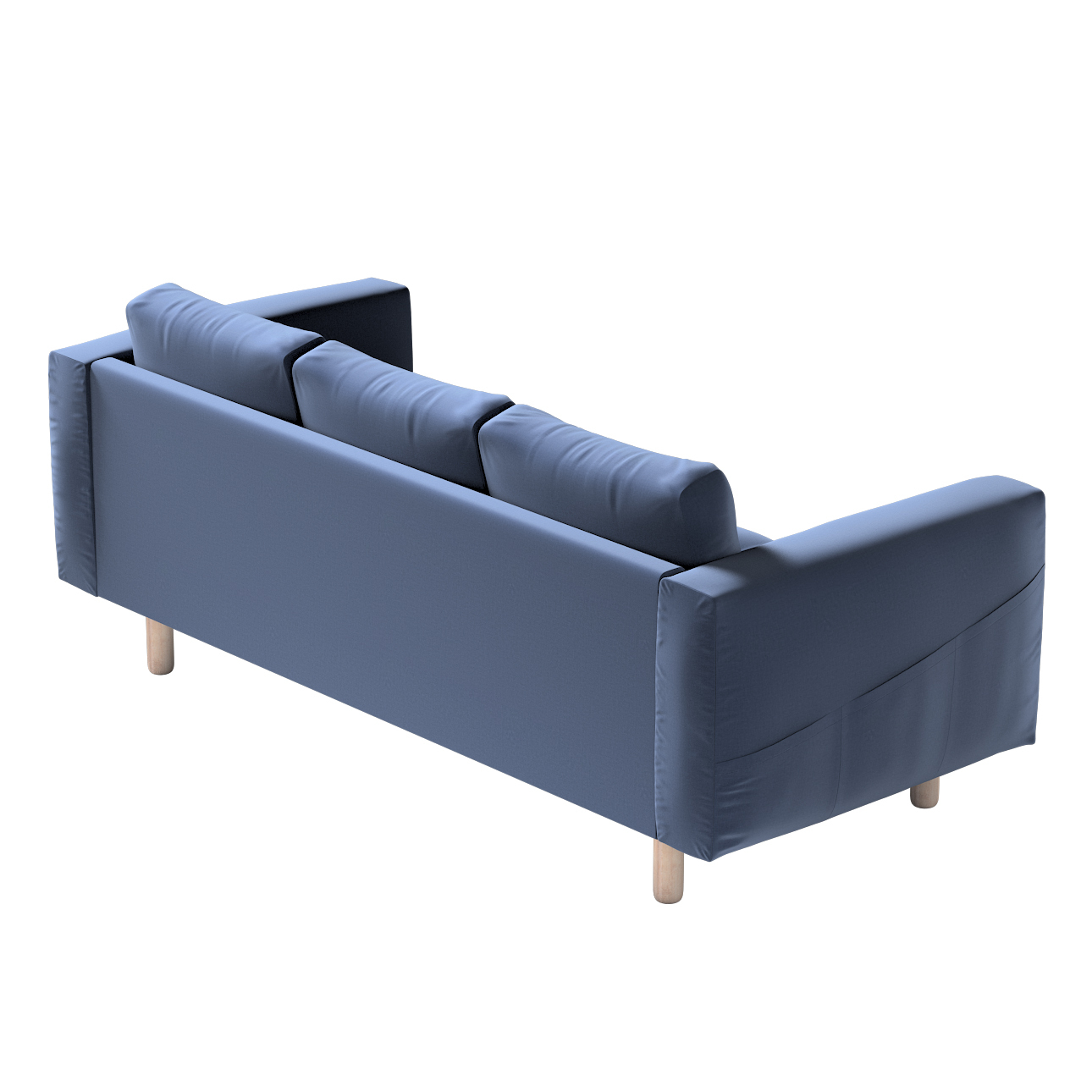 Bezug für Norsborg 3-Sitzer Sofa, dunkelblau, Norsborg 3-Sitzer Sofabezug, günstig online kaufen