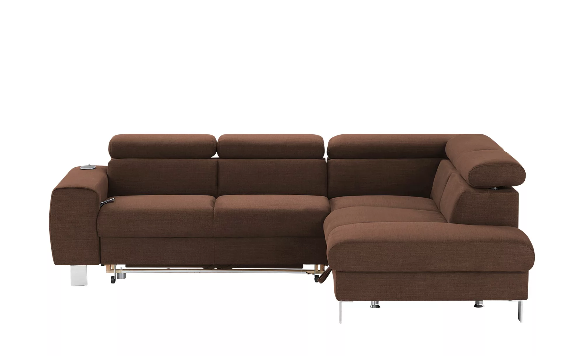 uno Ecksofa  Los Angeles ¦ braun ¦ Maße (cm): B: 249 H: 72 Polstermöbel > S günstig online kaufen