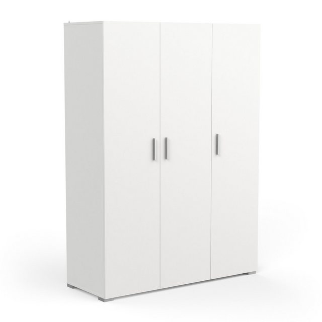 freiraum Drehtürenschrank IZZY in Matt weiß - 134,6x188,2x51,7cm (BxHxT) günstig online kaufen