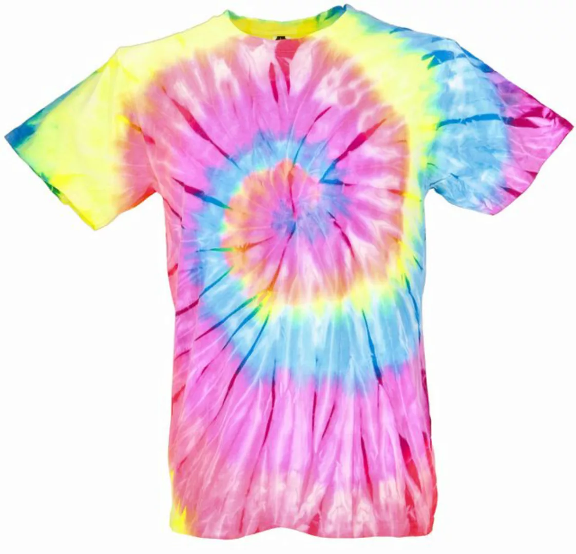 Guru-Shop T-Shirt Batik T Shirt, Herren Kurzarm Tie Dye Shirt -.. Handarbei günstig online kaufen