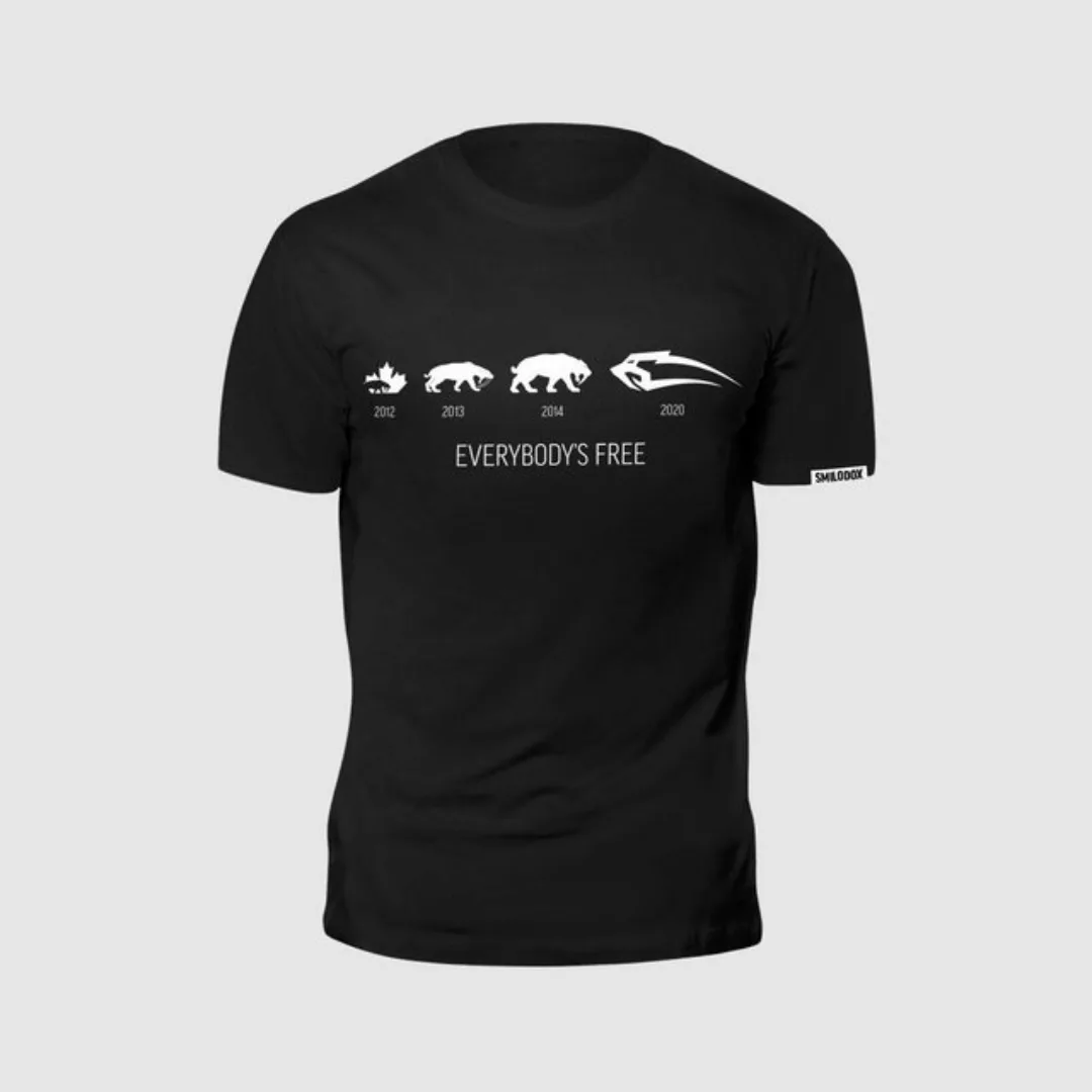 Smilodox T-Shirt Evolution 100% Baumwolle günstig online kaufen