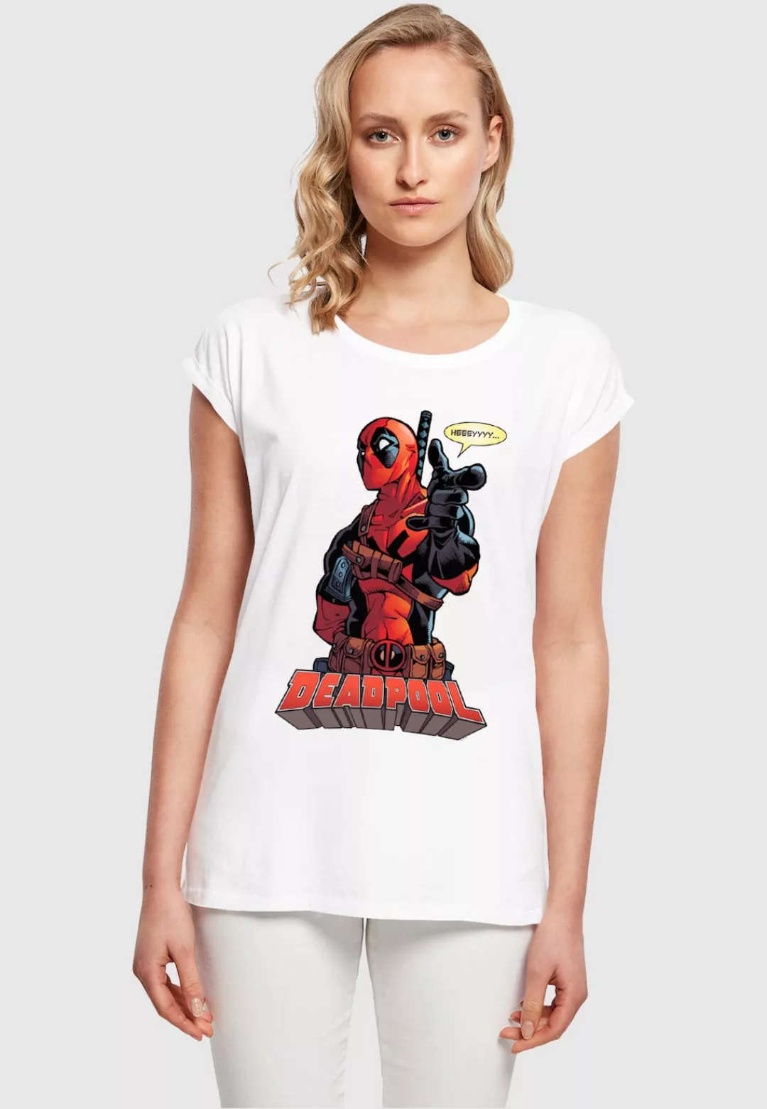 ABSOLUTE CULT T-Shirt "ABSOLUTE CULT Damen Ladies Deadpool - Hey You T-Shir günstig online kaufen