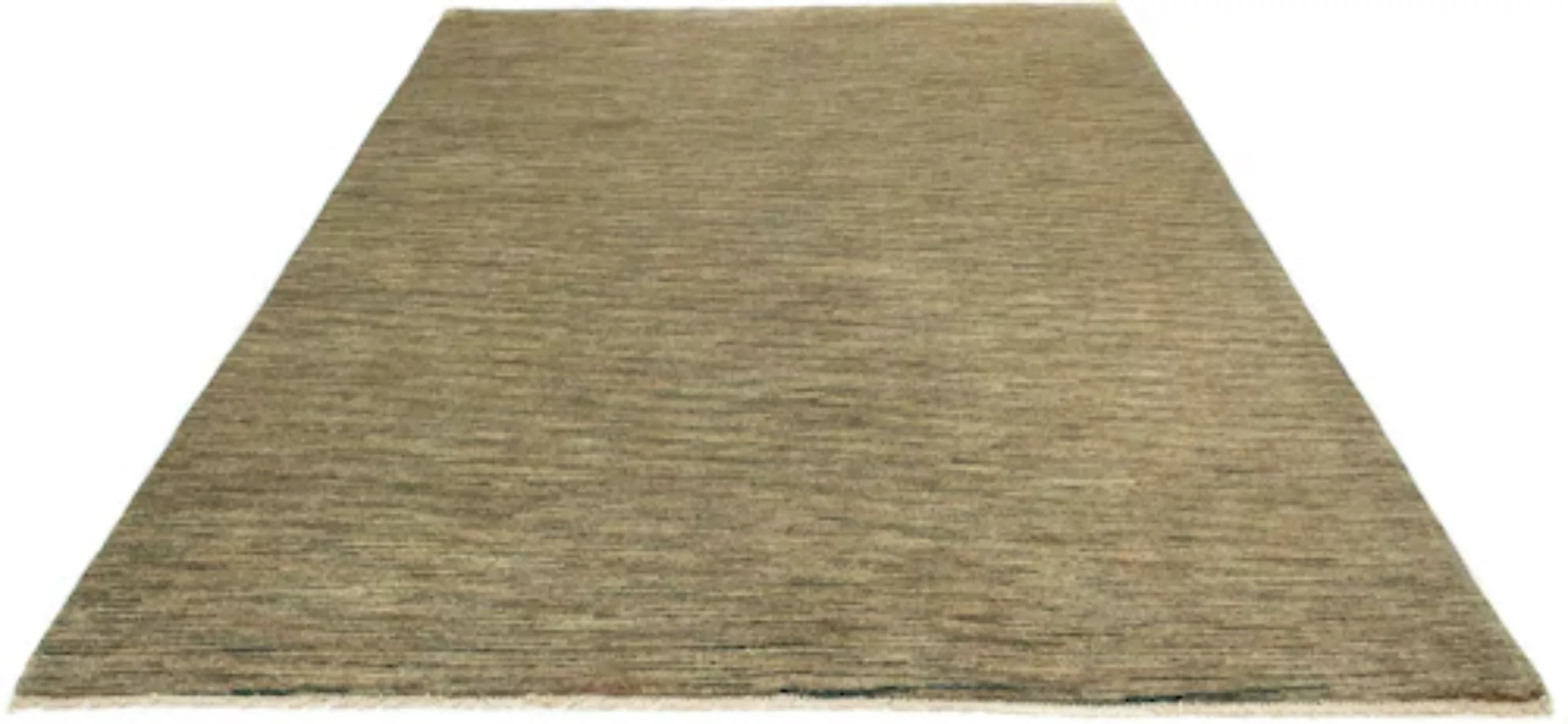 morgenland Wollteppich »Gabbeh Teppich handgeknüpft grau«, rechteckig günstig online kaufen