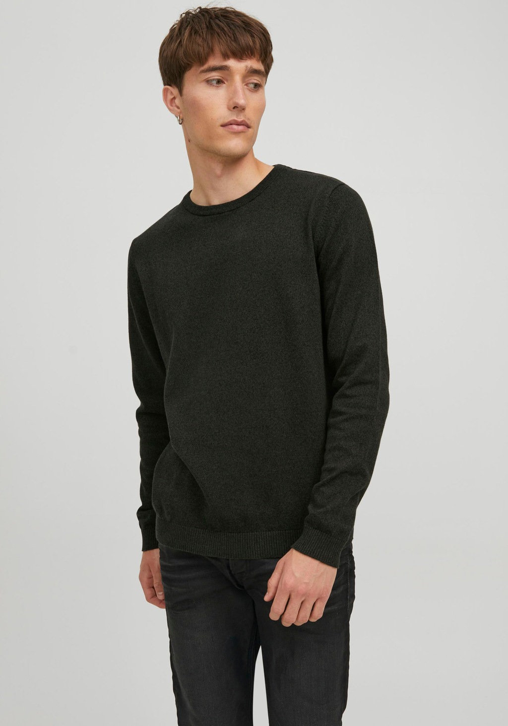 Jack & Jones Rundhalspullover "BASIC KNIT CREW NECK" günstig online kaufen