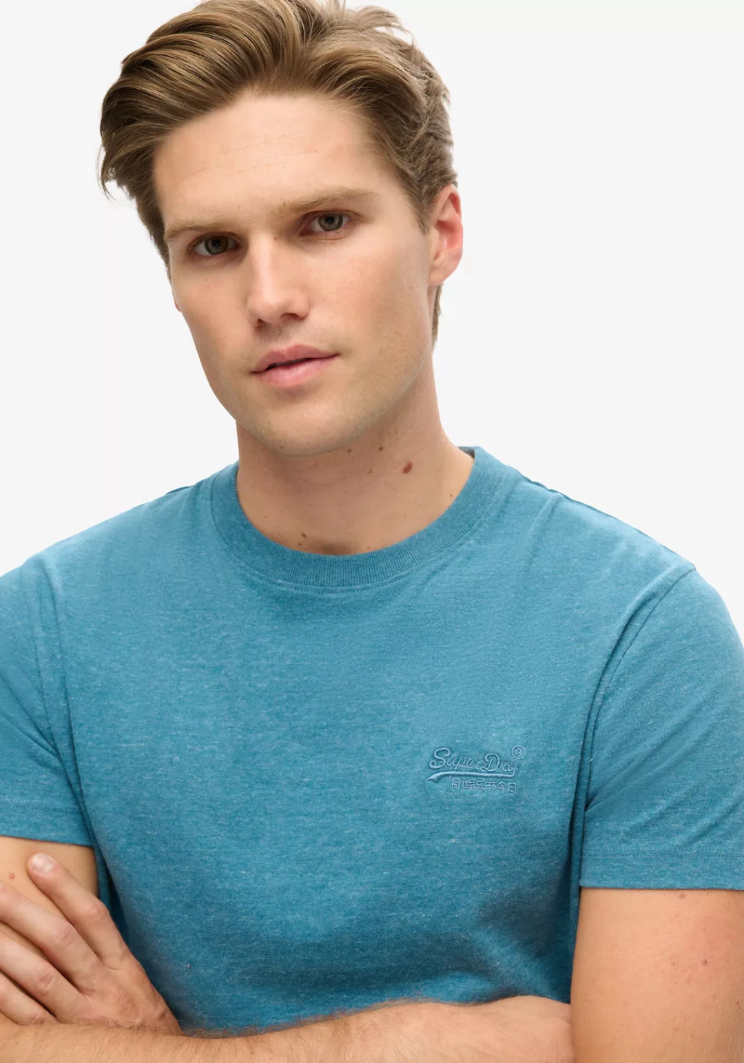 Superdry Rundhalsshirt "ESSENTIAL LOGO EMB TEE" günstig online kaufen