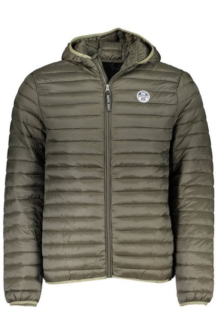 North Sails Outdoorjacke Grüne Herrenjacke mit Kapuze, Zwei-Wege-Taschen un günstig online kaufen